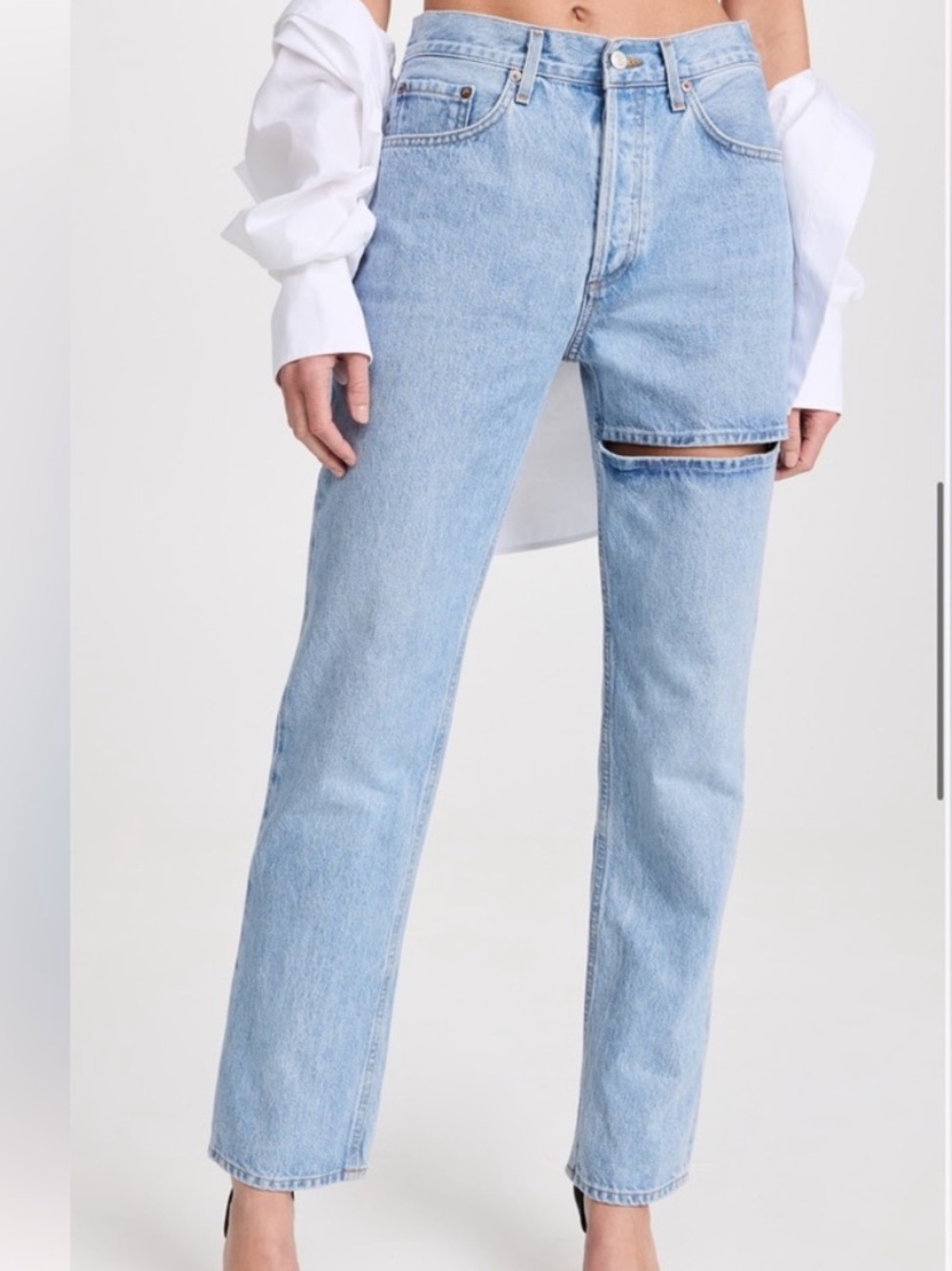 AGOLDE Lana Slice jeans